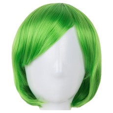 마다꾸미 단발머리 데일리 전체가발, 16 그린사이드뱅, 1개