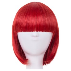마다꾸미 단발머리 데일리 전체가발, 13 레드뱅, 1개