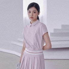 HALEY 女款落肩翻領短袖T恤 HUCWT1126