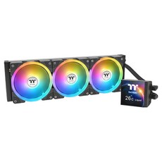 thermaltake 曜越 MAGFloe 420 Ultra ARGB Sync CPU 散熱器, 單一商品, 黑色, 1個