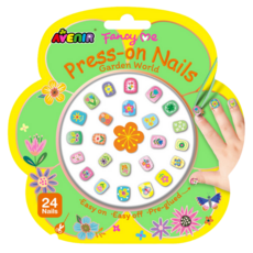 AVEnIR 可重複童趣美甲貼, 夢幻花園, 1套