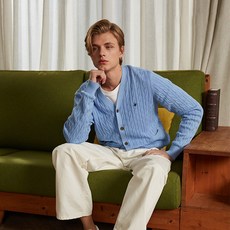 BEVERLY HILLS POLO CLUB 比佛利保羅 男士 Authentic 針織棉質開襟衫