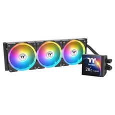 thermaltake 曜越 MAGFloe 360 Ultra ARGB Sync CPU 散熱器, 黑色, 1個, CL-W432-PL12SW-A