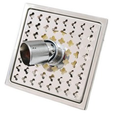 욕실플러스 욕실 스텐 200각 냄새차단 국산 배수구 거름망, 1개