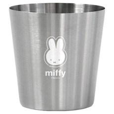 키친유 화이트 미피 304 스텐컵, 실버, 1개