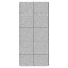 Skywiz 折疊式瑜珈墊, 灰色, 1個