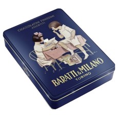 BARATTI&MILANO 綜合巧克力豆鐵盒巧克力 9入 隨機出貨, 100g, 1個