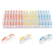 오토크루 모듈형 무탈피 전선 확장 연결 커넥터 스카치락 34p 세트, 1세트