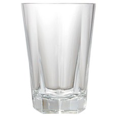 인블룸 원형 오각 PC콜드컵 330ml, 투명, 1개
