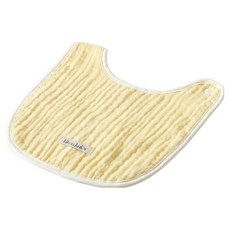 리뗀클로르 똑딱이 거즈 아기 턱받이, 옐로우, 1개입, 1개