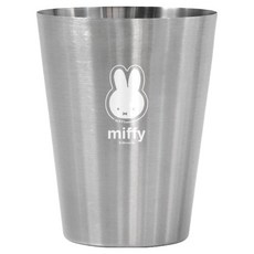 키친유 화이트미피 304 스텐컵, 실버, 1개, 340ml