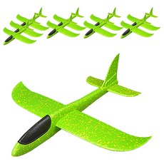 SayCocoa 狗狗空氣滑翔迴力鏢飛機, 綠色, 10個
