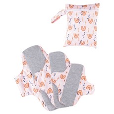 幸福夢想 防漏可水洗衛生墊 類型3 + 收納袋組合, 1套, S + M + L