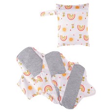 幸福夢想 防漏可水洗衛生墊 類型2 + 收納袋組合, 1套, S + M + L