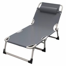 HTGC 午休折疊床 三腳床N, 灰色