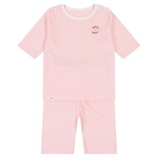 agabang 奶油竹纖維七分袖家居服上下套裝