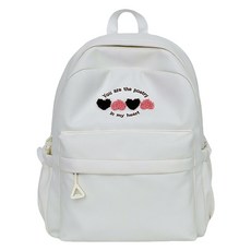 KIZTREE 兒童愛心刺繡圓形後揹包 BB-415