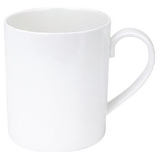 러브앤아트 러브 본차이나 키친이레 도자기 일자머그 380ml, 1개, 화이트