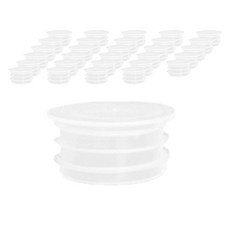 미르코리아 PP 밀폐 다용도 보틀 병뚜껑 속마개 8호 21mm, 화이트, 100개