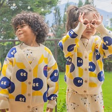 BABYBLEE Good Rot Ball 棉質針織長袖開襟衫