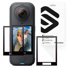 SPACE SHIELD Insta360 X4 Air Armor Flex PMMA 螢幕保護貼 2片組, 1套, 單一商品