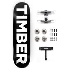 TIMBER SKATEBOARDS 全套DIY, 黑色(8.0), 1個