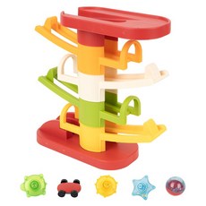 Kes.B 遊戲滑軌賽車塔 29.5cm, 混合顏色, 1個