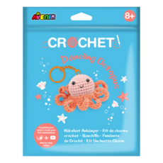 AVEnIR Kids 德國 我的隨身鉤針掛飾 章魚, 橘色, 1個