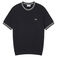 라코스테 남성용 링스링스 면 반팔 라운드 풀오버 AH9301-56G