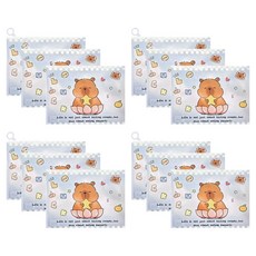 Cutie Bara MS 水豚 A4 拉鍊文件夾, 藍色, 12個