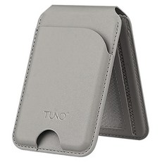 TUNO 圖諾 磁吸支架式錢包, 灰色, 1個