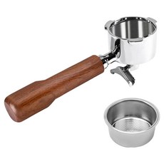 KALDIN 雙出水口Dedica 51mm沖煮把手, 玫瑰木, 1個