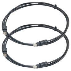 Coms toslink to toslink Optical 音訊光纖線 2p DP266, 單一顏色, 1個, 1.5m