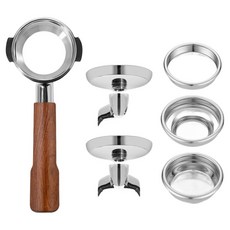 칼딘 포터필터 올인원 패키지 세트 E61 58mm, 로즈우드, 1세트