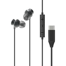 아이리버 고음질 C타입 노이즈캔슬링 알루미늄 커널형 유선 이어폰 갤럭시 아이폰, 블랙, ICP-G709