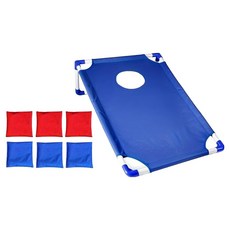 KANGAROO 빈백 던지기 콘홀 게임 블루, 1개