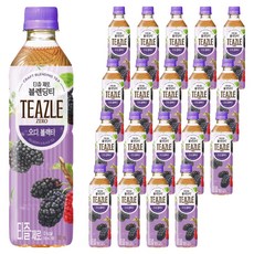 티즐 제로 오디 블랙티, 20개, 500ml