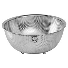 GREENDOOR 濾水孔圓形籃 韓國製造, 不鏽鋼, 1個