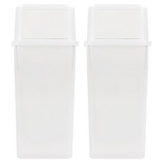 AllULiving 大容量資源回收分類桶 60L x 2入, 白色