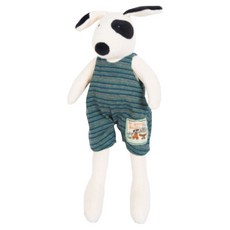 Moulin Roty 朱利爾斯 狗狗玩偶 小號 La Grande Famille Small Julius the Dog, 混合色, 1個