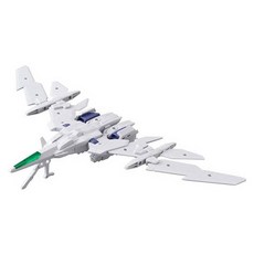 BANDAI 30MM 1/144 EV-01 擴充武裝機具 飛行戰機Ver. 白色, 1個