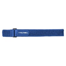POLYWELL 寶利威爾 扣環式魔鬼氈束帶 藍色 80 x 3cm PW15-T65-1131, 1個
