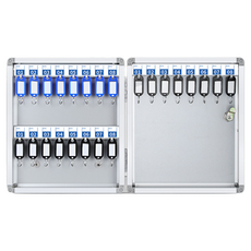 Home&Fix 不動產壁掛式鑰匙盒 24格 + 鑰匙標籤組, 混合色, 1套