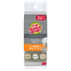 3M Scotch-Brite 百利 3層菜瓜布極緻去漬, 2個裝, 1組