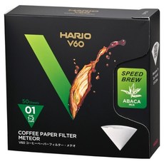 하리오 V60 종이필터 메테오 01MT, 1개, 50개입 1개, 50개입