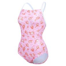 레노마스윔 여성용 소프트 마린 서포트백 원피스 수영복 RN-LS2G509