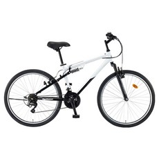 삼천리 태풍DX 26 MTB 스틸 림 브레이크 16.9kg 방문설치, 화이트 + 블랙, 1개, 169cm