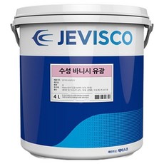 제비스코 수성 바니시 유광투명 4L, 1개