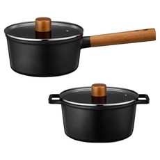 WAGENSTEIGER The Baum 鈦金陶瓷鍋具2件組, 單一顏色, 1套, 單柄鍋 18cm + 雙耳鍋 20cm