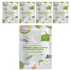 Dear Snack 椰子餅乾糖果 椰奶口味, 20g, 5個